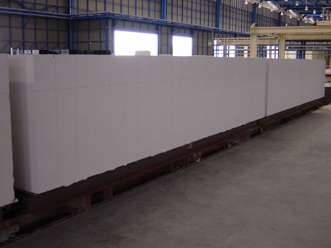 Lightweight concrete block AAC production line 